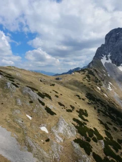 Pogled proti Kamniškemu sedlu