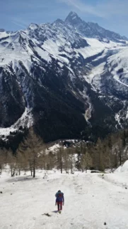 Potem je prisel cas za prvo poplezavanje v hribih, Kljub ocitno preveliki kolicini snega