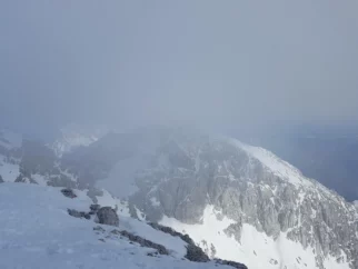 Razgled z vrha ni nč kej baš ampak ej, vzpon je (: