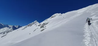 Na levi se vidi plazovina. Še čist frišna, ~30 min