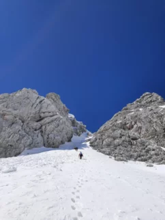 Vstop v žleb