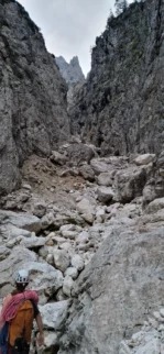 Dostop po kozjem žlebu