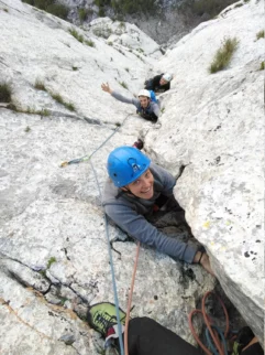 Četica rašičanov na Mosoraški, 5c+, 350 m