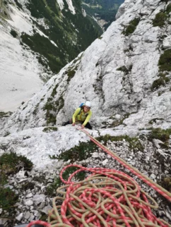 Zadnji raztežaj Pstuha. (mislim, kdo da smeri ime Pstuh.. jaz bi rada srečala tega človeka)