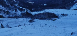 Razgled na plazovine nad spodnjo postajo