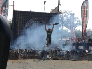 Keko na 13 km Super race, kot delavec