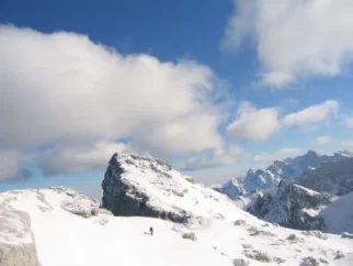 Zimska v Mangartu
