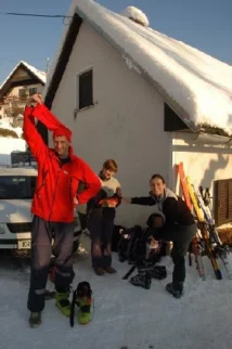 Še zadnji vzdihljaji v službi in napad na Apno ker nas je sprejela gospodarica Mojca in nam razdelila darila.