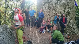 Tečajniška športno plezalna tura na Primorskem