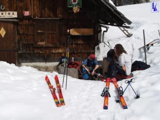 Malo pavze na planini Dolga njiva