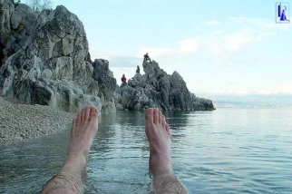osvežilna večerna kopel in familija
