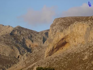 prvi pogled na sektor Grande Grotta. Spektakularno !