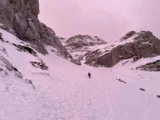 Župančičeva grapa - Grebenec / M. Mojstrovka 2332m